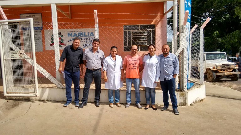 Vereadores Evandro Galete e João do Bar fazem  visita à unidade de saúde de Amadeu Amaral