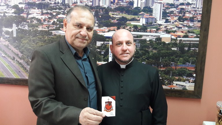  Padre visita a Câmara e pede reconhecimento ao Santuário São Judas Tadeu como ponto turístico de Marília