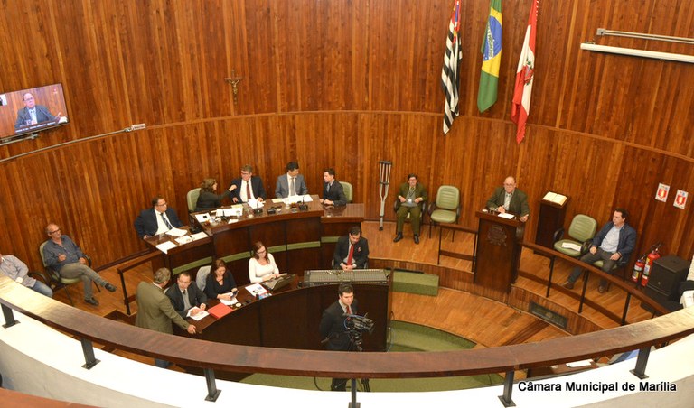 Oito Projetos de Lei estão em pauta na sessão ordinária desta 2ª-feira da Câmara de Marília