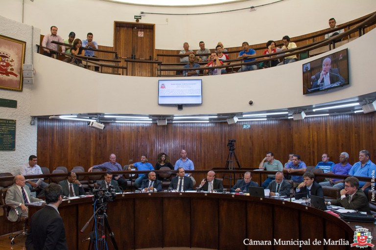 Transferida para quarta-feira, sessão da Câmara de Marília tem dois projetos de Lei da Prefeitura
