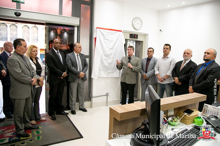 Câmara Municipal de Marília inaugura nova recepção e Sala das Comissões Toninho Netto