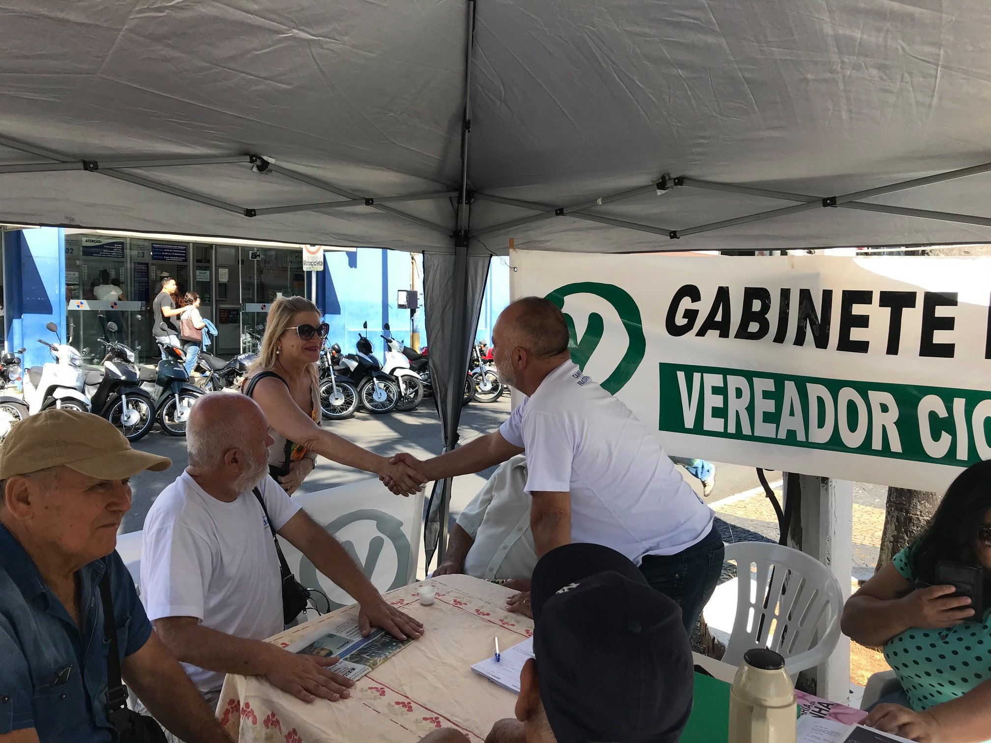 Vice-presidente Cícero do Ceasa faz edição  do gabinete itinerante no centro de Marília